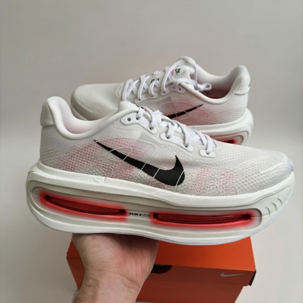 Nike Vomero Premium 'White Bright Crimson' Men’s Sneaker Running Road